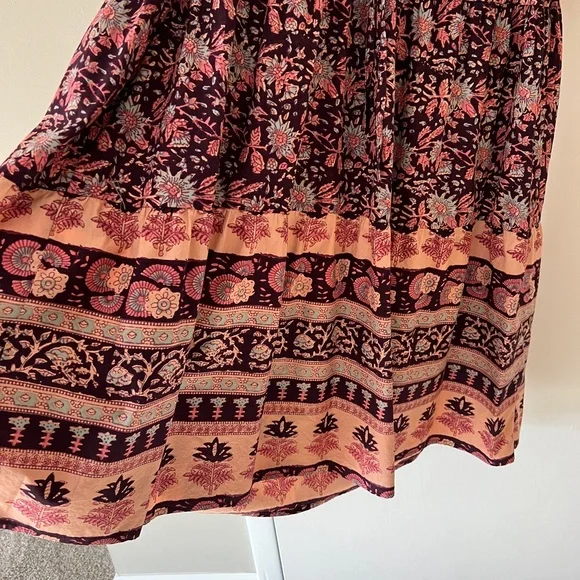 FAHERTY  size small, block print dress - Picture 5 of 9